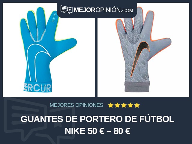 Guantes de portero de fútbol Nike 50 € – 80 €