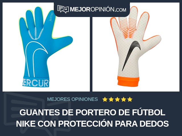 Guantes de portero de fútbol Nike Con protección para dedos