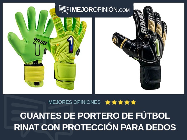 Guantes de portero de fútbol Rinat Con protección para dedos