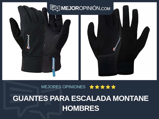 Guantes para escalada Montane Hombres