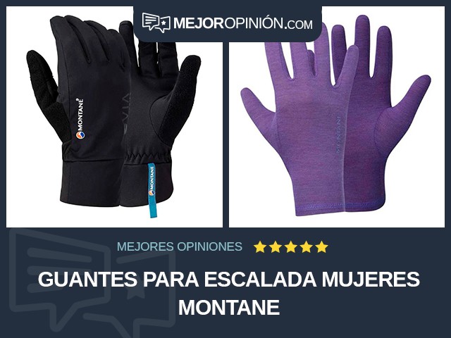 Guantes para escalada Mujeres Montane