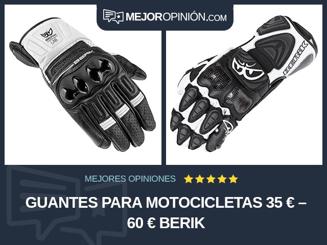 Guantes para motocicletas 35 € – 60 € Berik