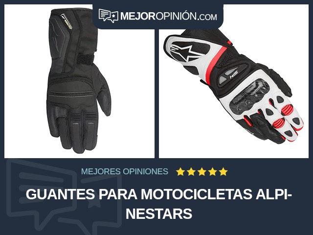 Guantes para motocicletas Alpinestars