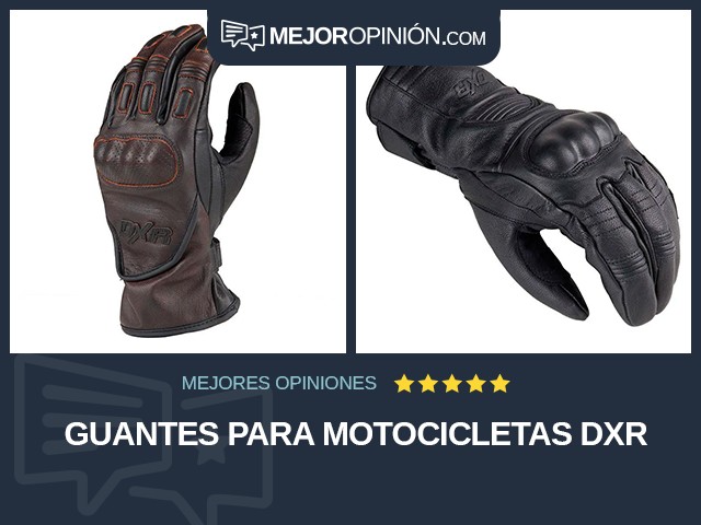 Guantes para motocicletas DXR