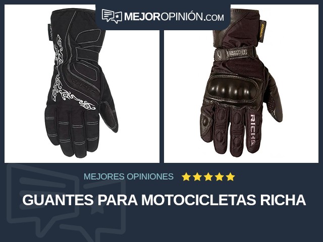 Guantes para motocicletas Richa