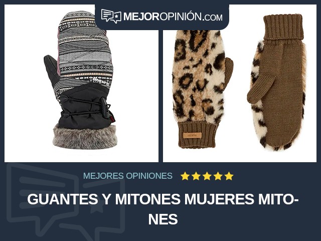 Guantes y mitones Mujeres Mitones