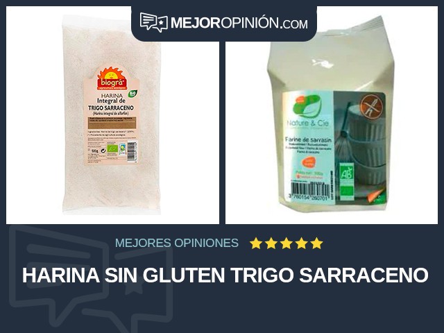 Harina Sin gluten Trigo sarraceno