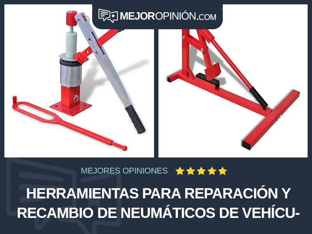 Herramientas para reparación y recambio de neumáticos de vehículos vidaXL