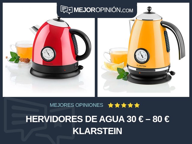 Hervidores de agua 30 € – 80 € Klarstein