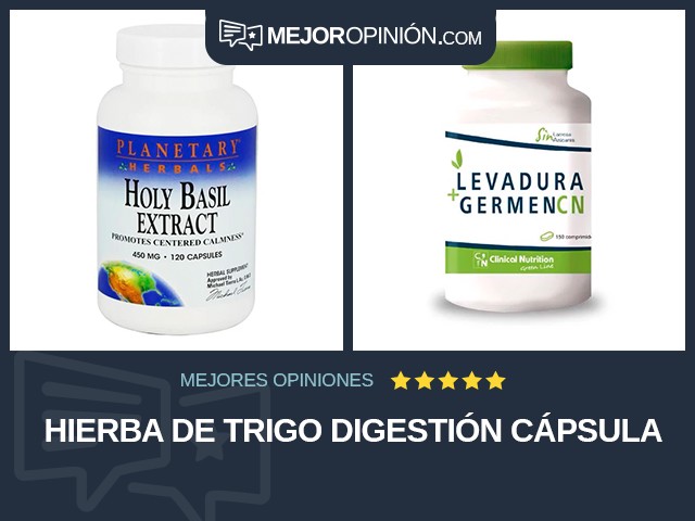 Hierba de trigo Digestión Cápsula