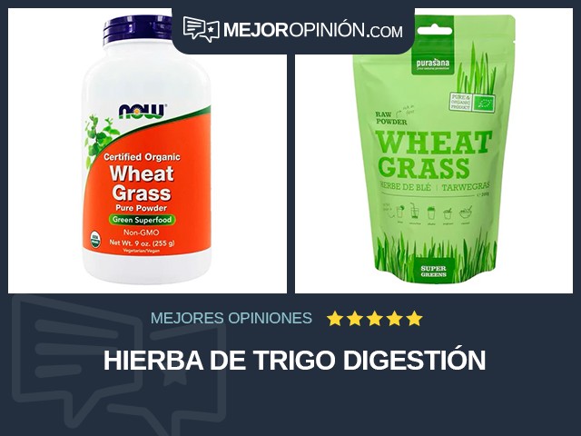 Hierba de trigo Digestión