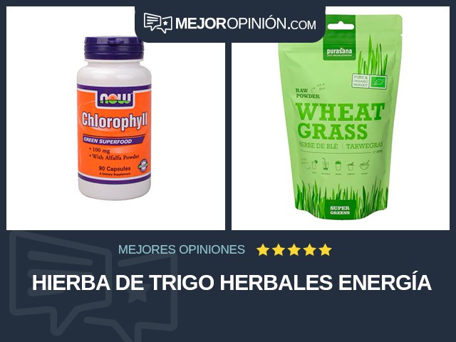 Hierba de trigo Herbales Energía