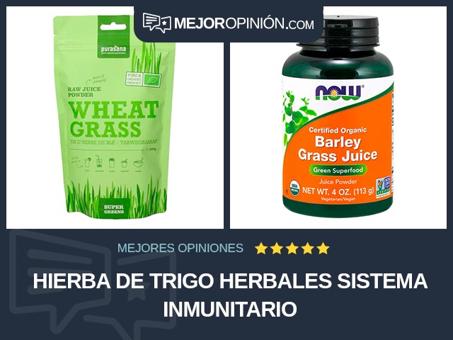 Hierba de trigo Herbales Sistema inmunitario