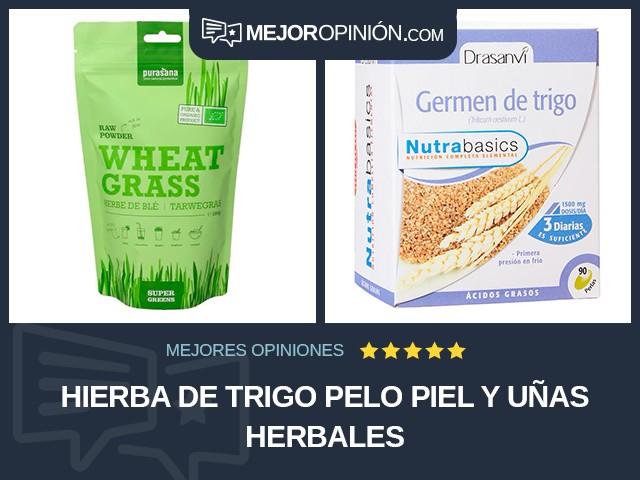 Hierba de trigo Pelo piel y uñas Herbales