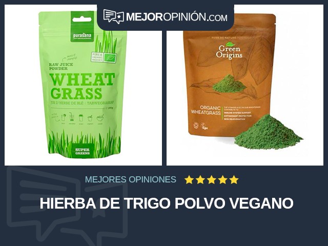 Hierba de trigo Polvo Vegano