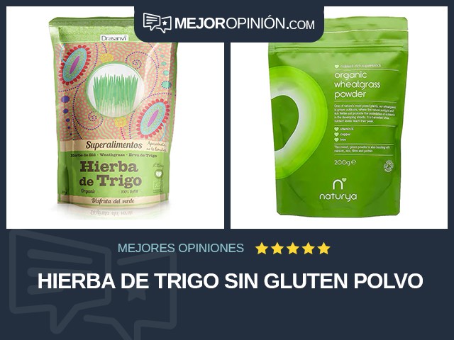 Hierba de trigo Sin gluten Polvo