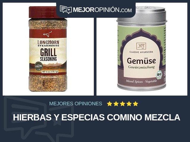 Hierbas y especias Comino Mezcla