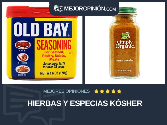 Hierbas y especias Kósher