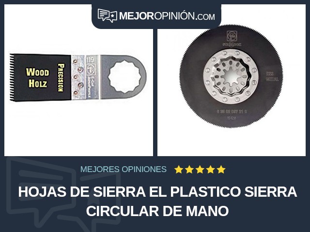 Hojas de sierra El plastico Sierra circular de mano