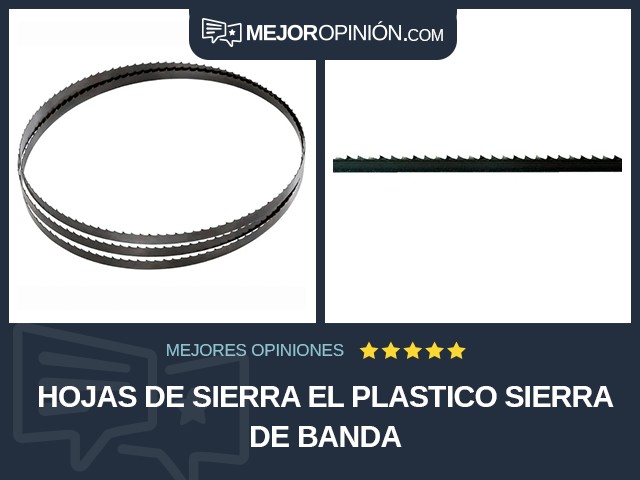 Hojas de sierra El plastico Sierra de banda