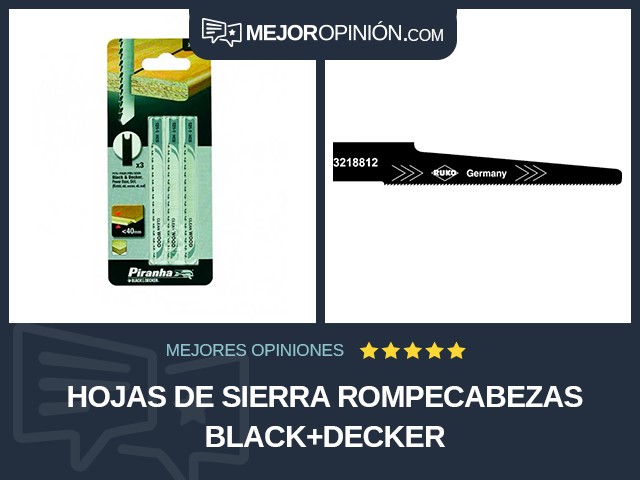 Hojas de sierra Rompecabezas BLACK+DECKER