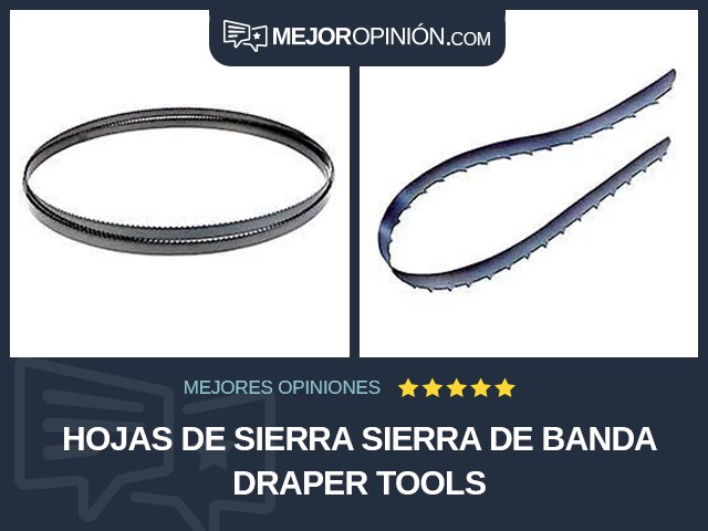 Hojas de sierra Sierra de banda Draper Tools