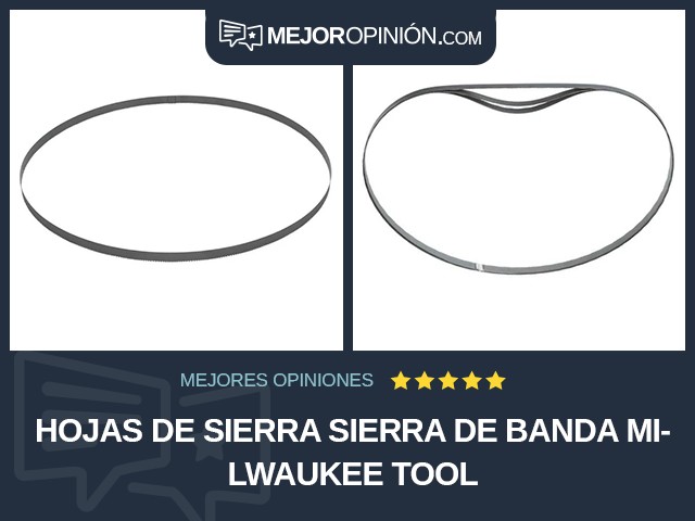 Hojas de sierra Sierra de banda Milwaukee Tool