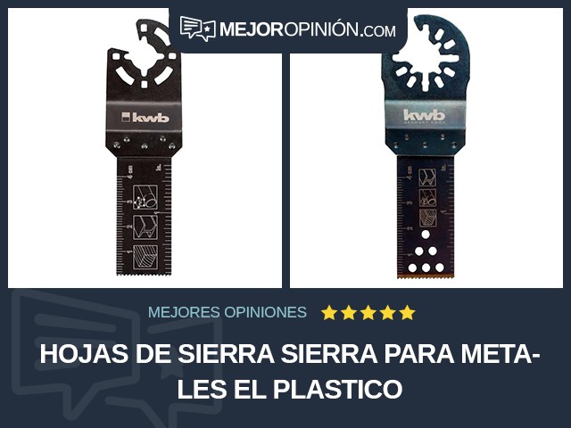 Hojas de sierra Sierra para metales El plastico