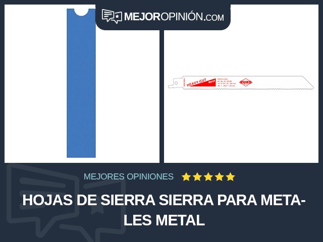 Hojas de sierra Sierra para metales Metal