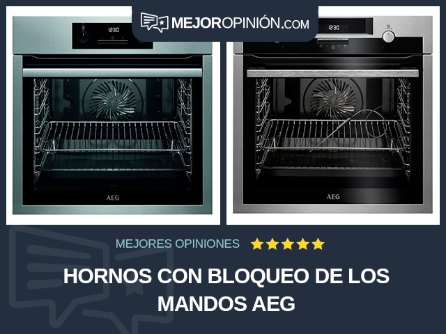 Hornos Con bloqueo de los mandos AEG