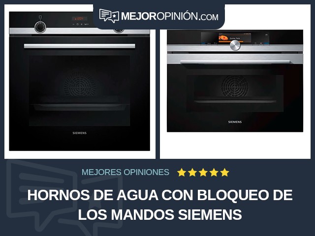 Hornos de agua Con bloqueo de los mandos Siemens