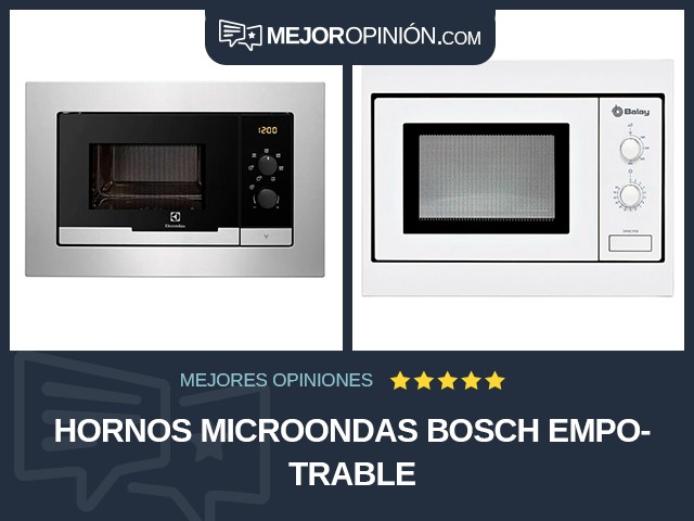 Hornos microondas Bosch Empotrable