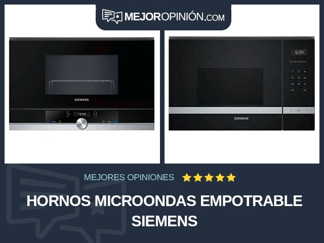 Hornos microondas Empotrable Siemens