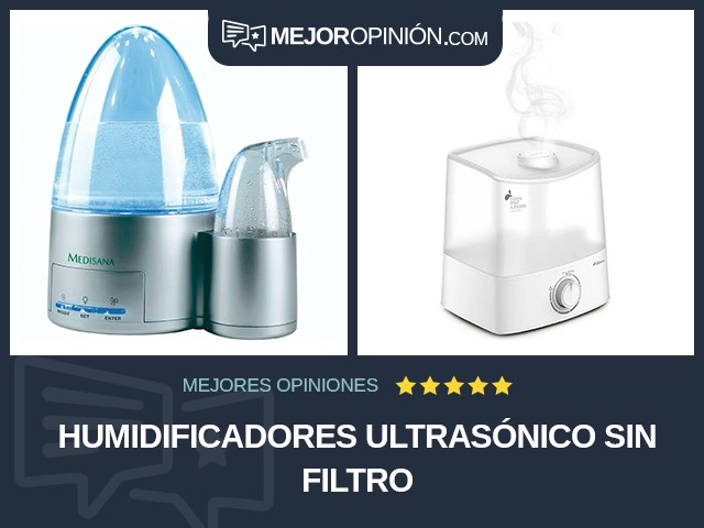 Humidificadores Ultrasónico Sin filtro