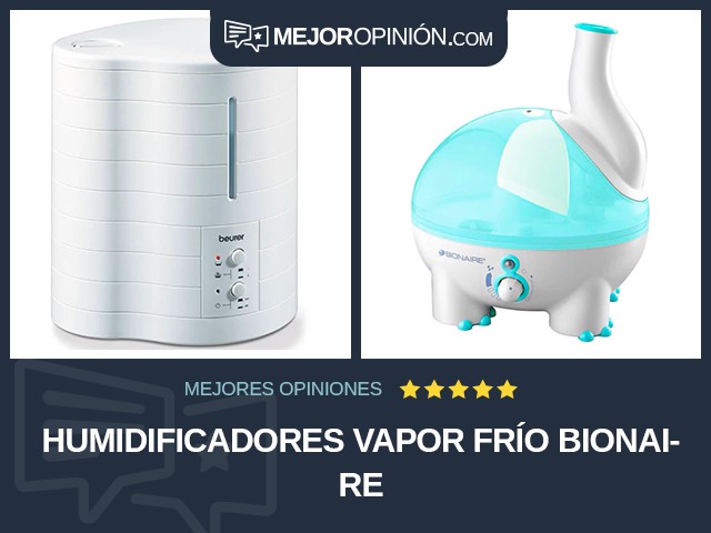 Humidificadores Vapor frío Bionaire