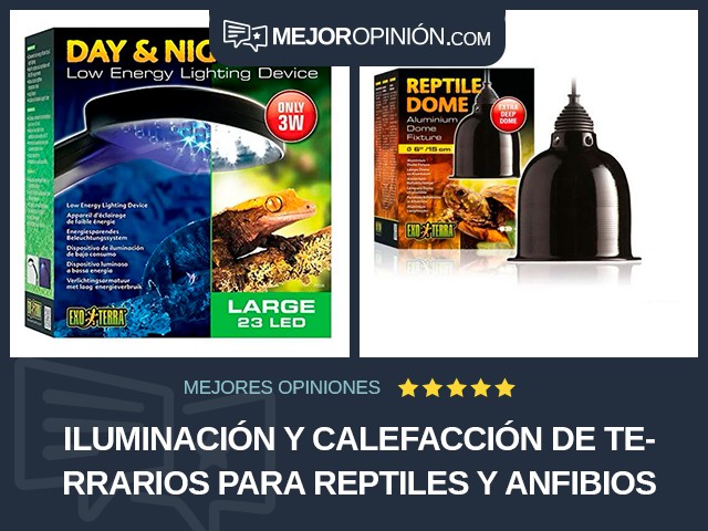 Iluminación y calefacción de terrarios para reptiles y anfibios Exo Terra Accesorio de iluminación