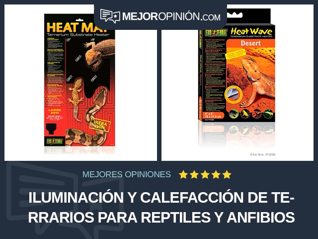 Iluminación y calefacción de terrarios para reptiles y anfibios Exo Terra Esterilla de calor