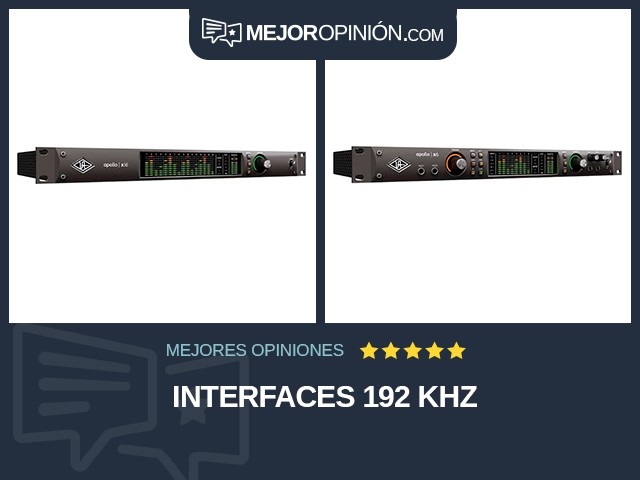 Interfaces 192 kHz