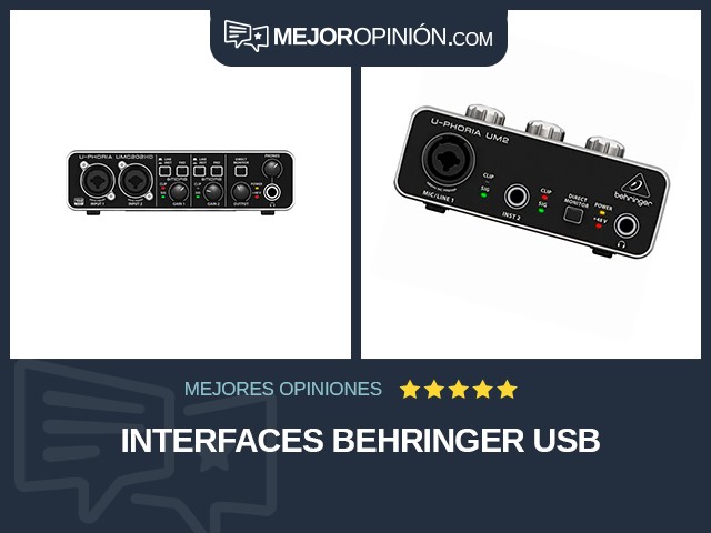 Interfaces BEHRINGER USB