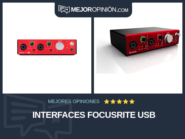 Interfaces Focusrite USB