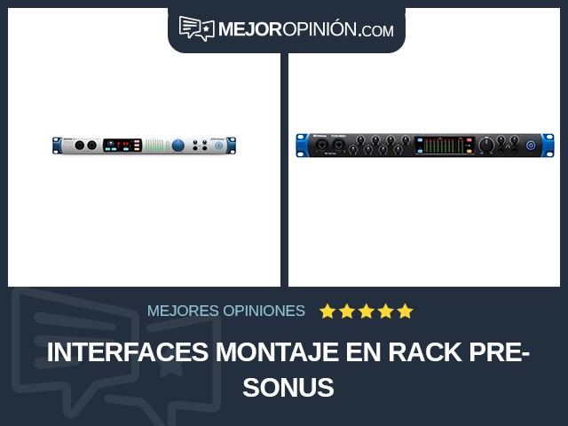 Interfaces Montaje en rack PreSonus