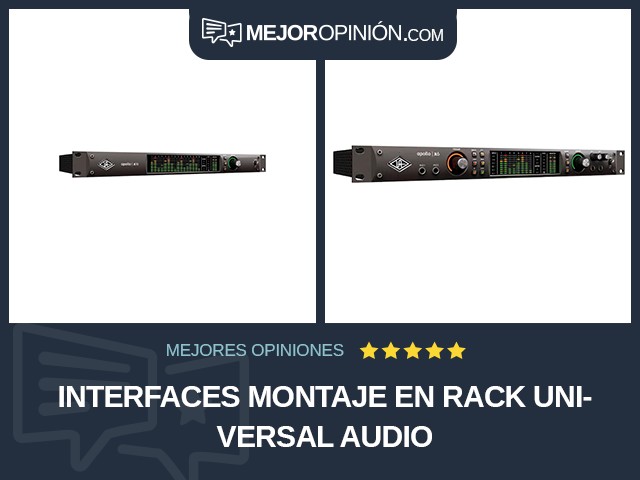 Interfaces Montaje en rack Universal Audio