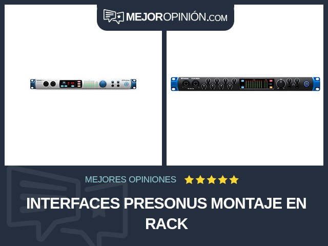 Interfaces PreSonus Montaje en rack