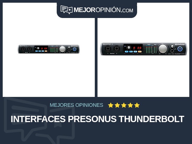 Interfaces PreSonus Thunderbolt