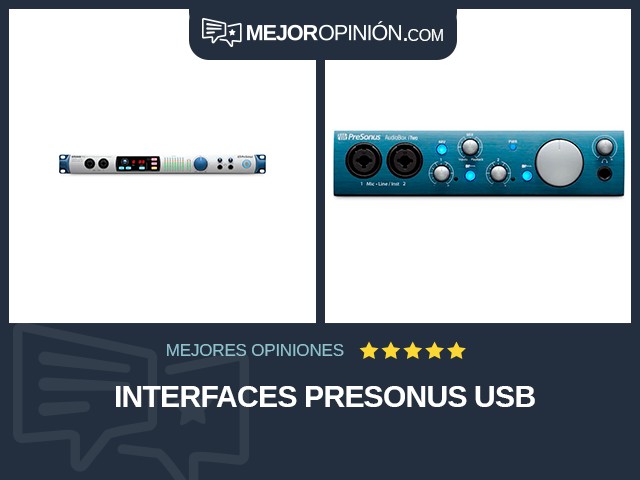 Interfaces PreSonus USB