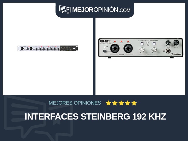 Interfaces Steinberg 192 kHz