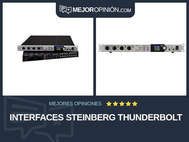 Interfaces Steinberg Thunderbolt