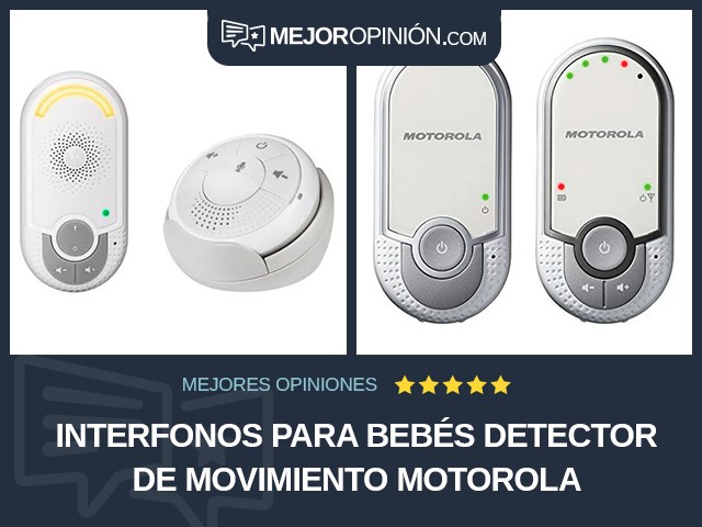 Interfonos para bebés Detector de movimiento Motorola