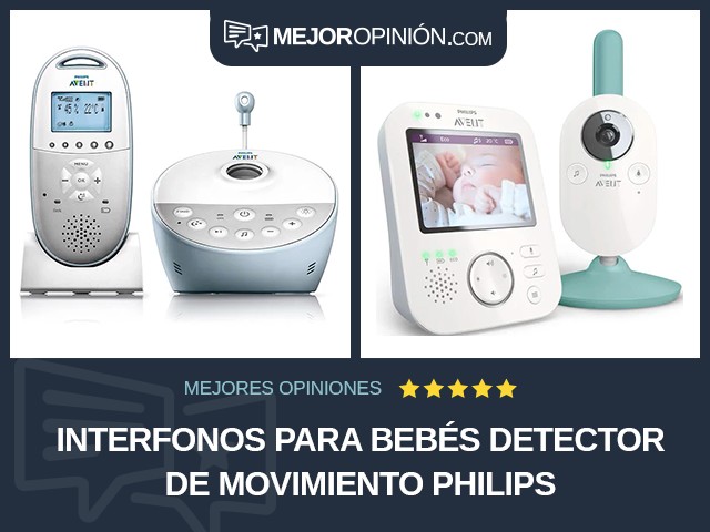 Interfonos para bebés Detector de movimiento Philips