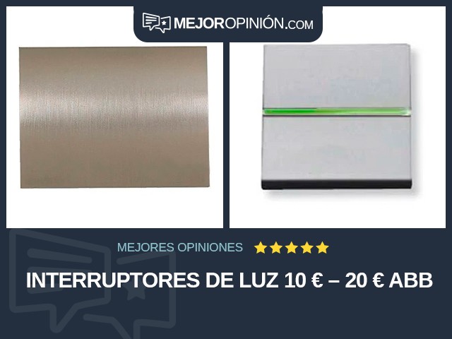 Interruptores de luz 10 € – 20 € ABB